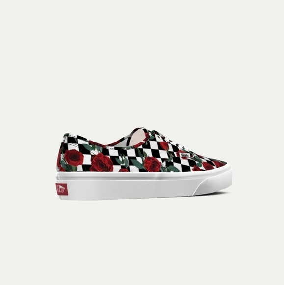 Vans Custom Checkerboard Roses - Picture 2 of 4